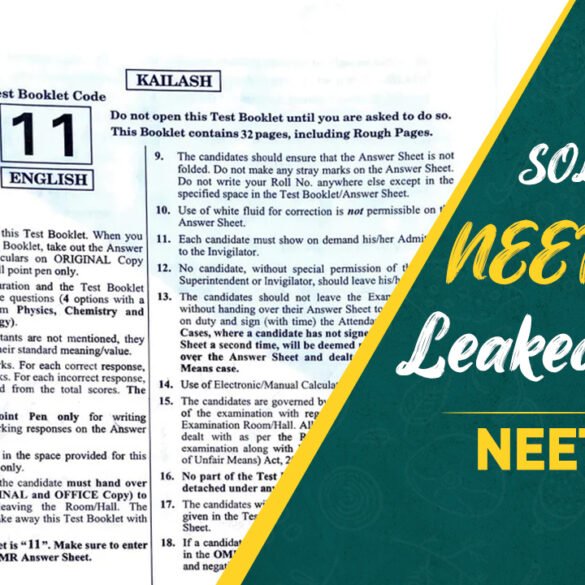 Neet 2026 Leaked Paper with Solutions PDF