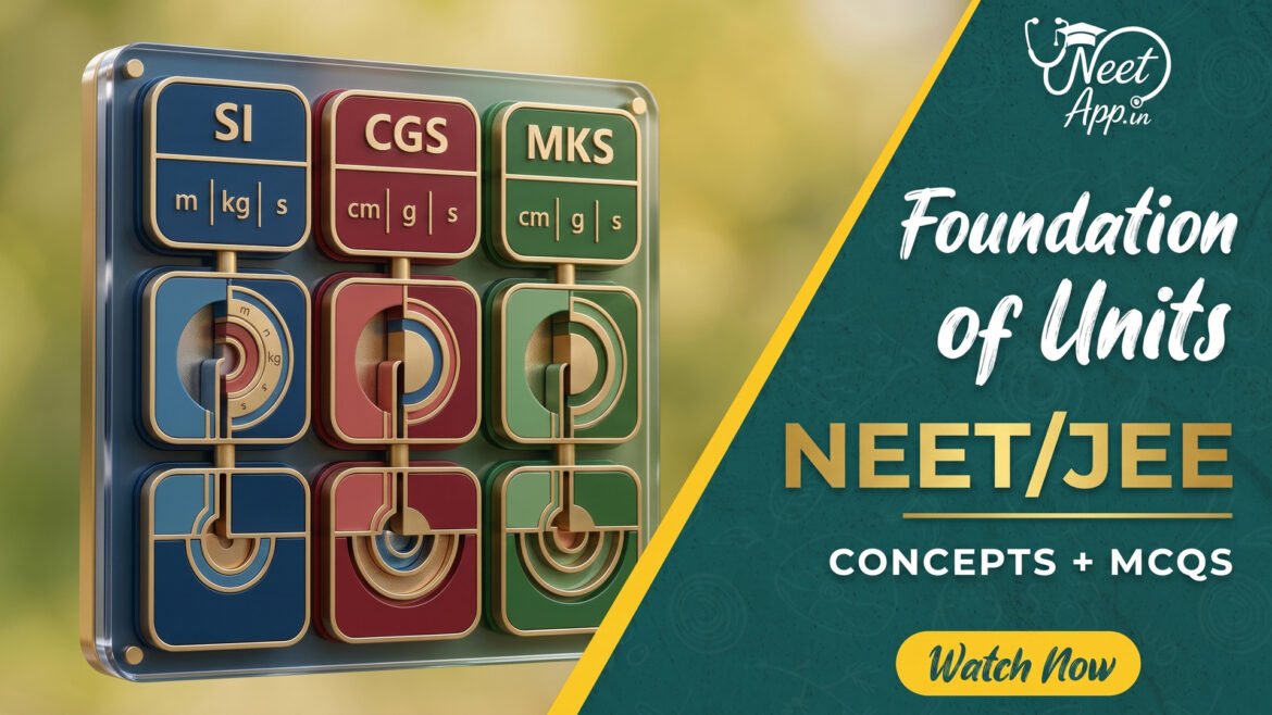 The Foundation of Units – NCERT Concepts + MCQs